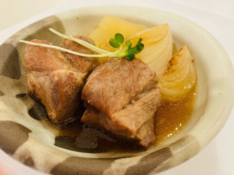 炊飯器で簡単！生姜とお出汁の豚角煮♪